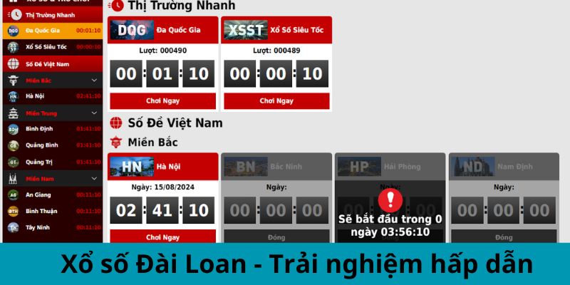 Xổ số Đài Loan - Trải nghiệm hấp dẫn