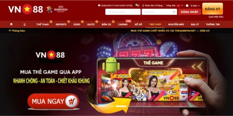 Hướng dẫn các bước đăng nhập VN88 chi tiết nhất